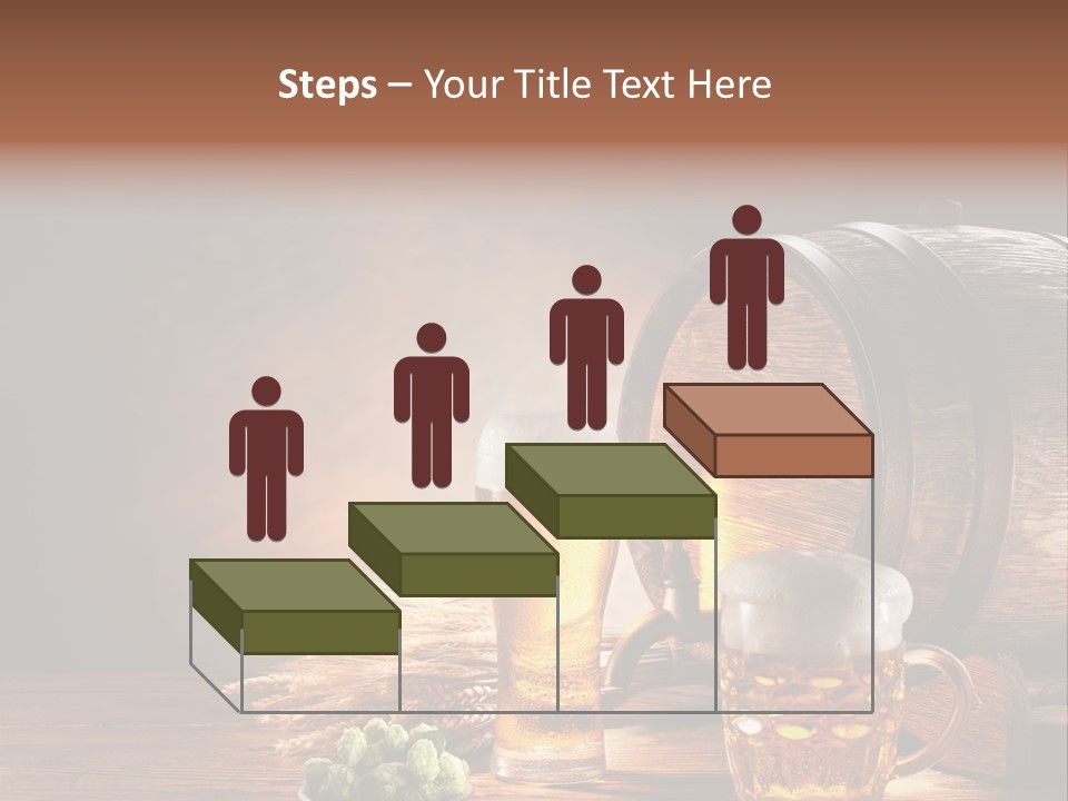 Cellar Brown Froth PowerPoint Template