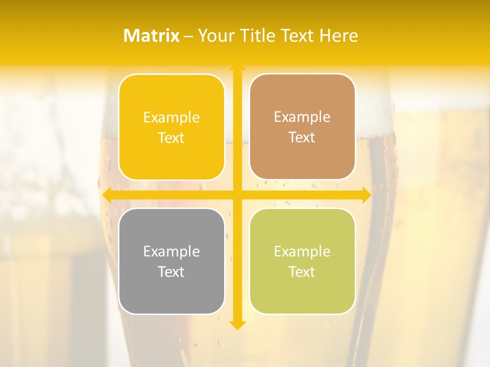 Booze Draft Lager PowerPoint Template