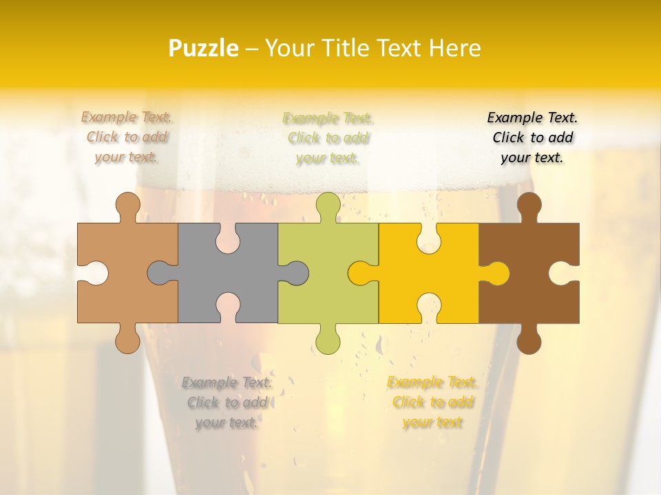 Booze Draft Lager PowerPoint Template