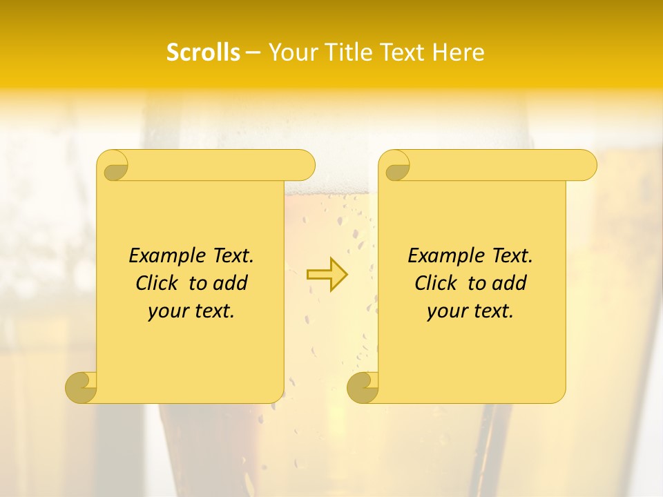 Booze Draft Lager PowerPoint Template
