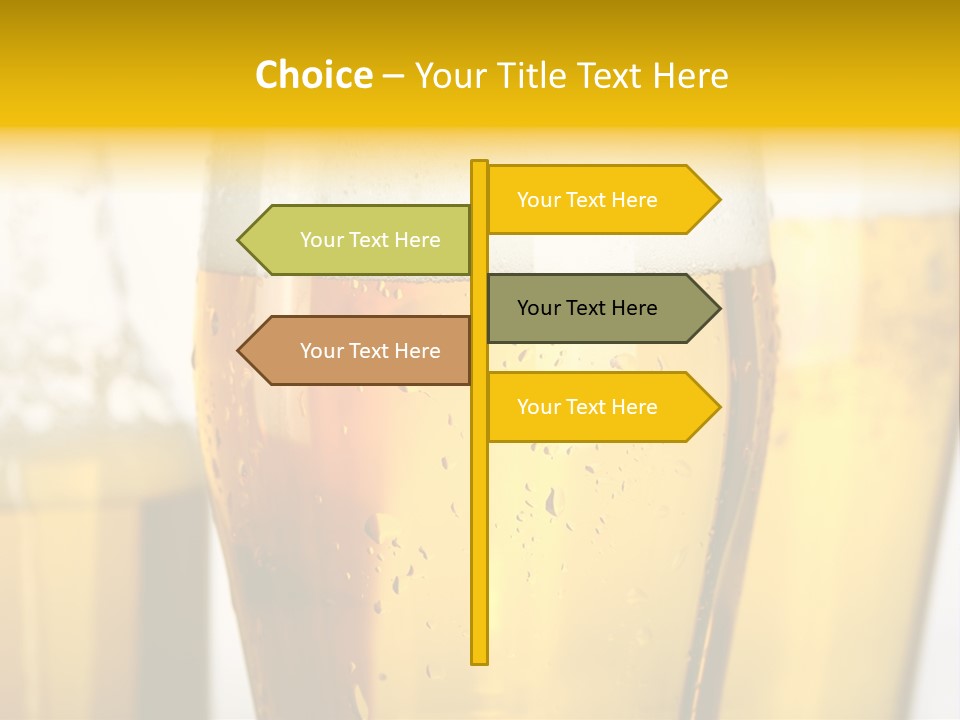 Booze Draft Lager PowerPoint Template
