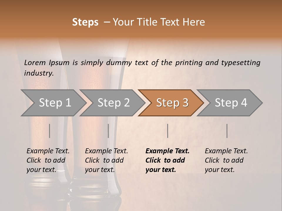Drink Bar Liquid PowerPoint Template