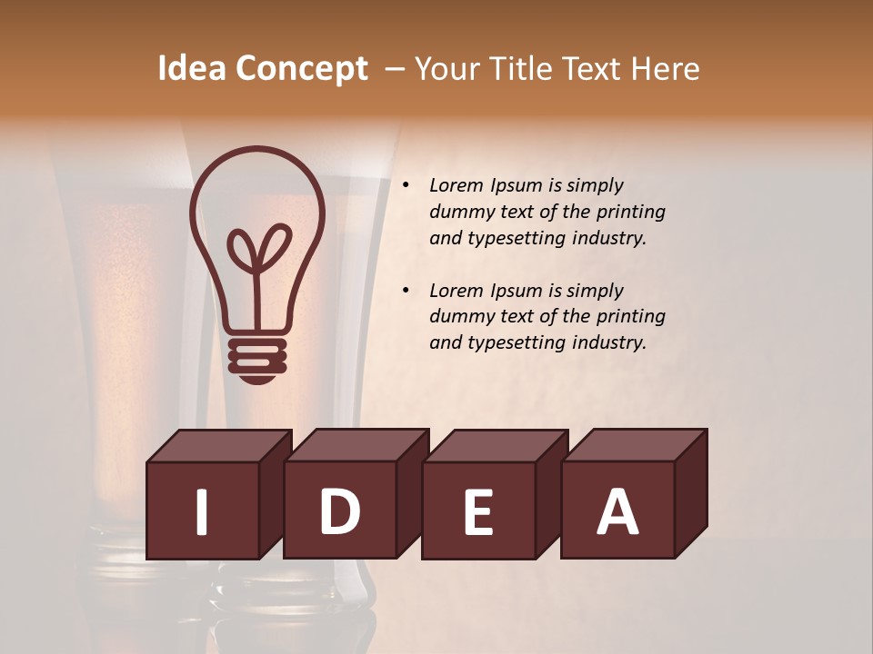 Drink Bar Liquid PowerPoint Template