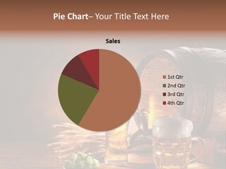 Cellar Still Life Barrel PowerPoint Template