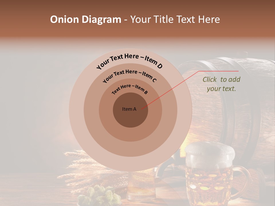 Cellar Still Life Barrel PowerPoint Template