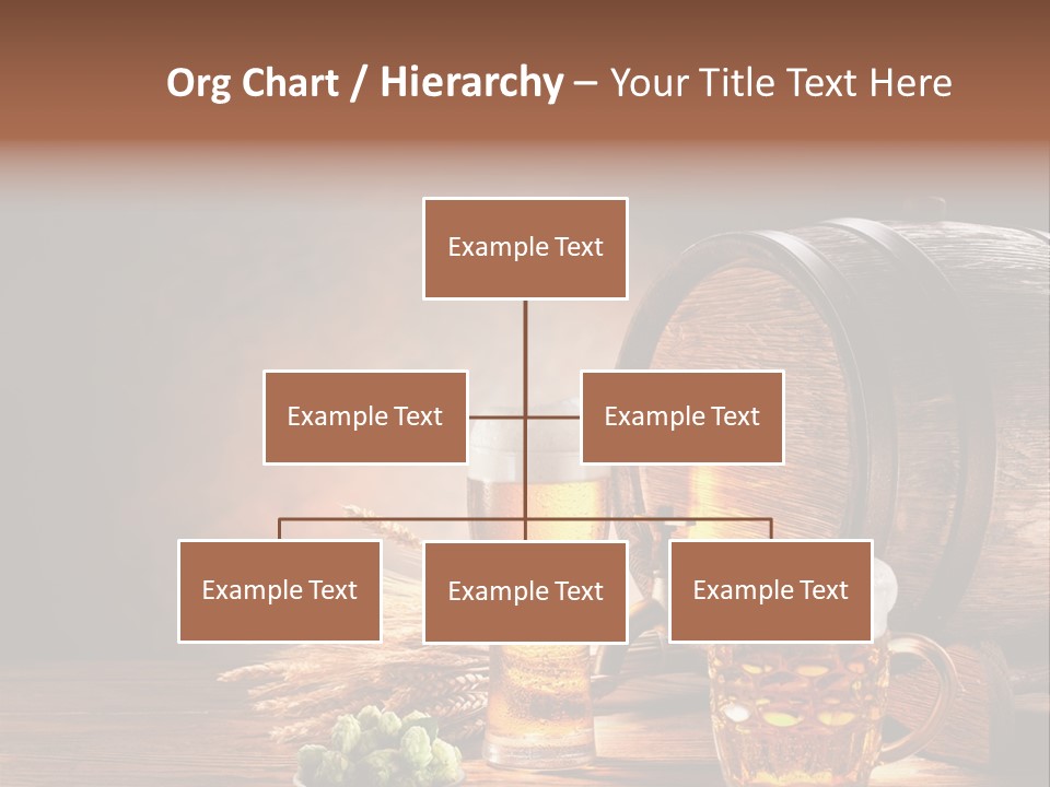 Cellar Still Life Barrel PowerPoint Template