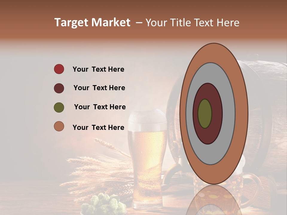 Cellar Still Life Barrel PowerPoint Template