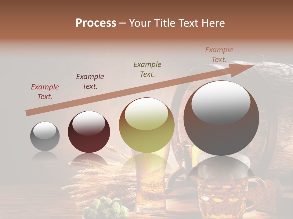 Cellar Still Life Barrel PowerPoint Template
