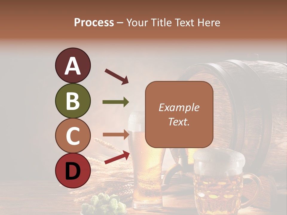 Cellar Still Life Barrel PowerPoint Template