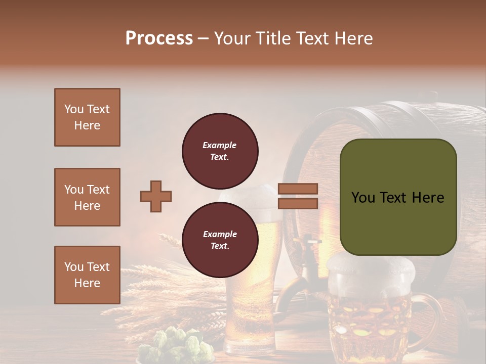 Cellar Still Life Barrel PowerPoint Template