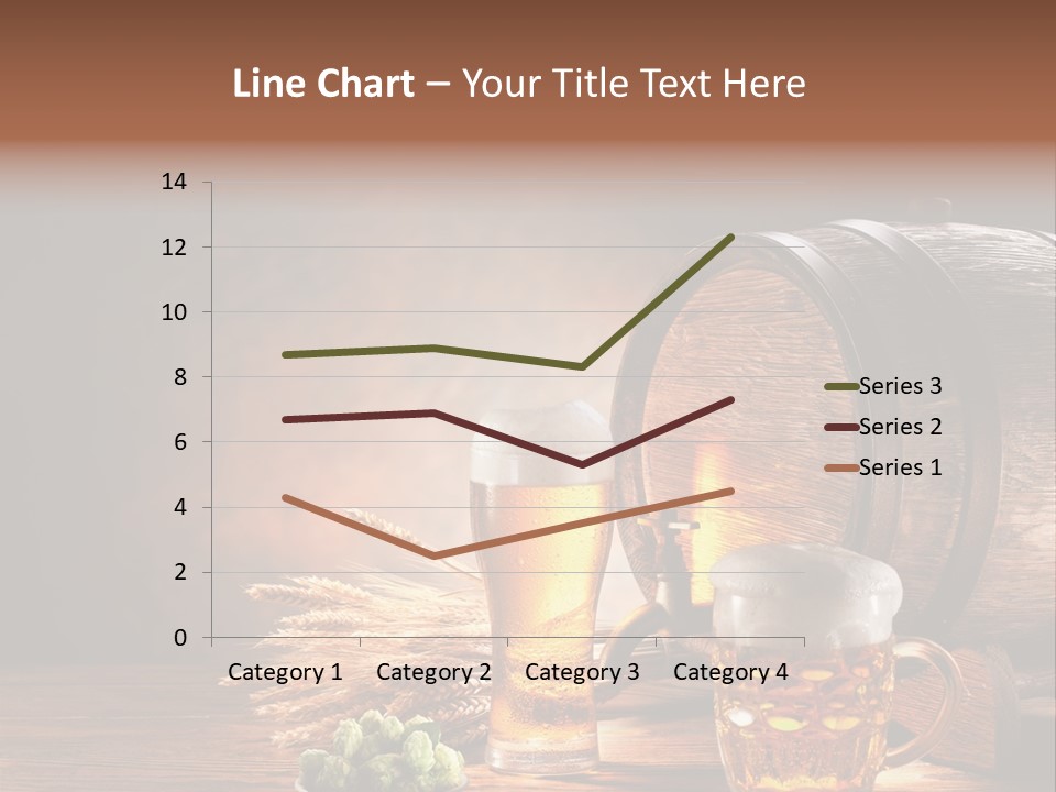 Cellar Still Life Barrel PowerPoint Template