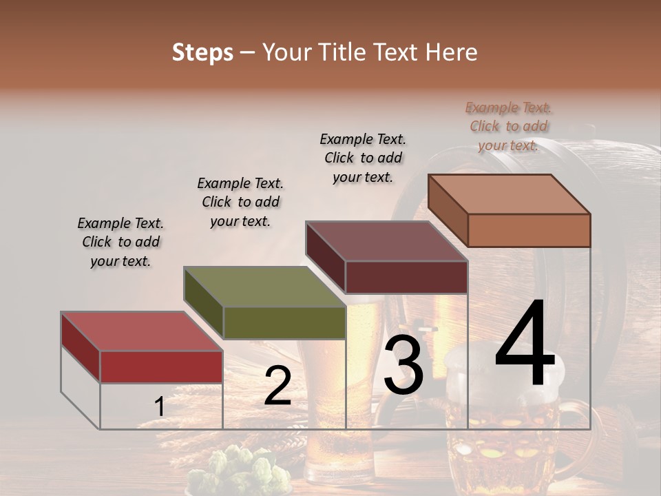 Cellar Still Life Barrel PowerPoint Template