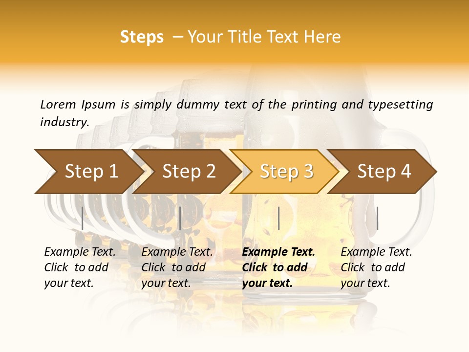 Drink Beverage Lager PowerPoint Template