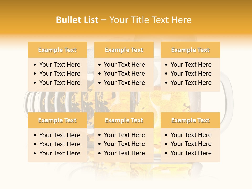 Drink Beverage Lager PowerPoint Template