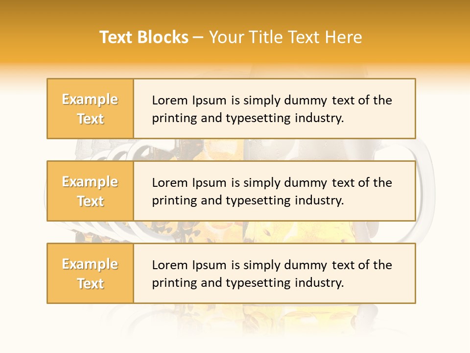 Drink Beverage Lager PowerPoint Template