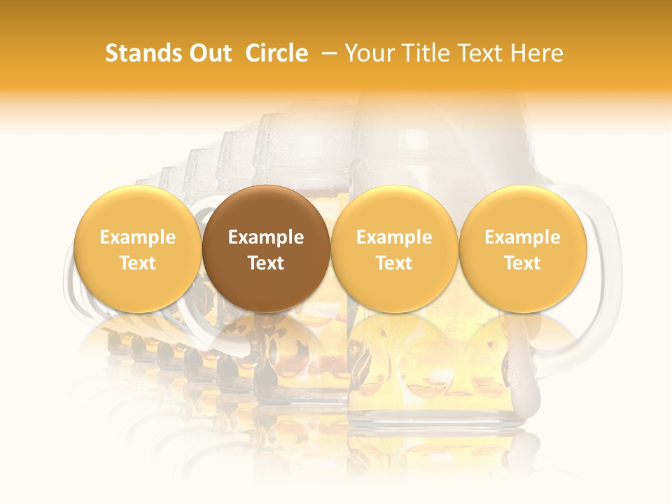 Drink Beverage Lager PowerPoint Template