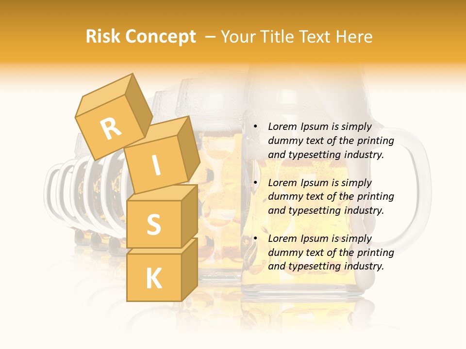 Drink Beverage Lager PowerPoint Template