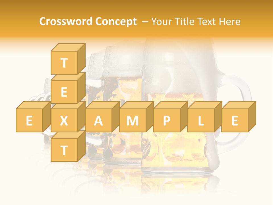 Drink Beverage Lager PowerPoint Template