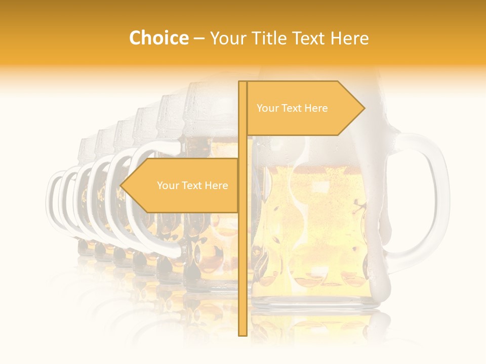 Drink Beverage Lager PowerPoint Template