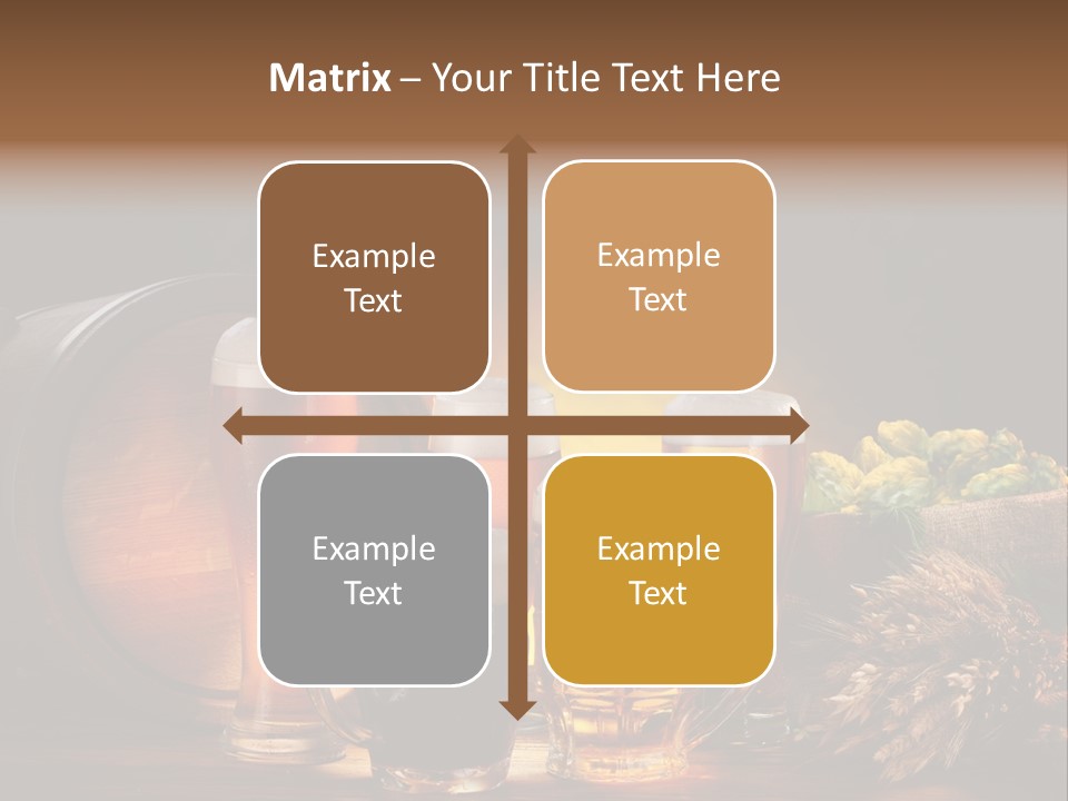 Beaker Barrel Lager PowerPoint Template