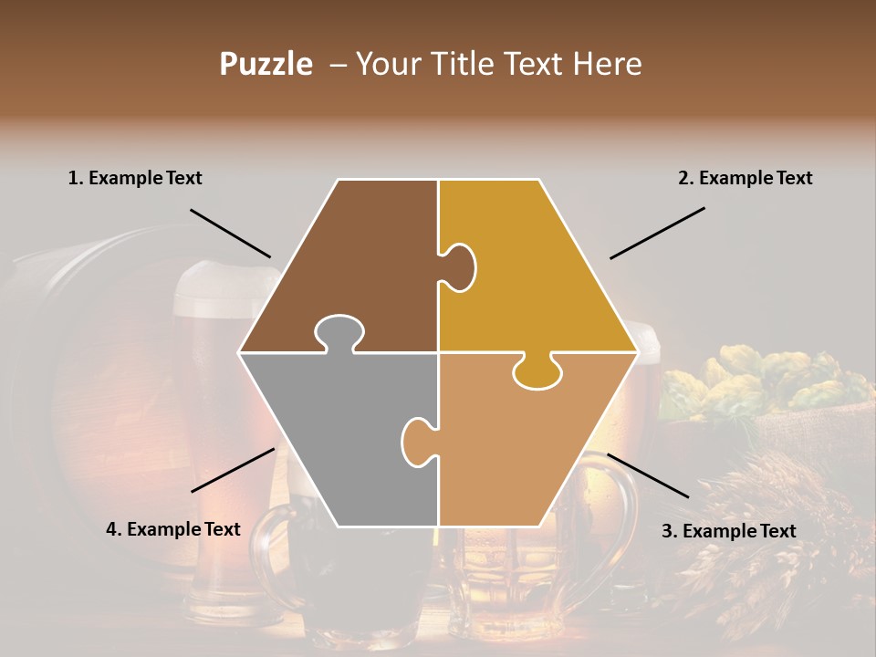 Beaker Barrel Lager PowerPoint Template