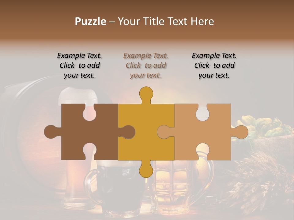 Beaker Barrel Lager PowerPoint Template