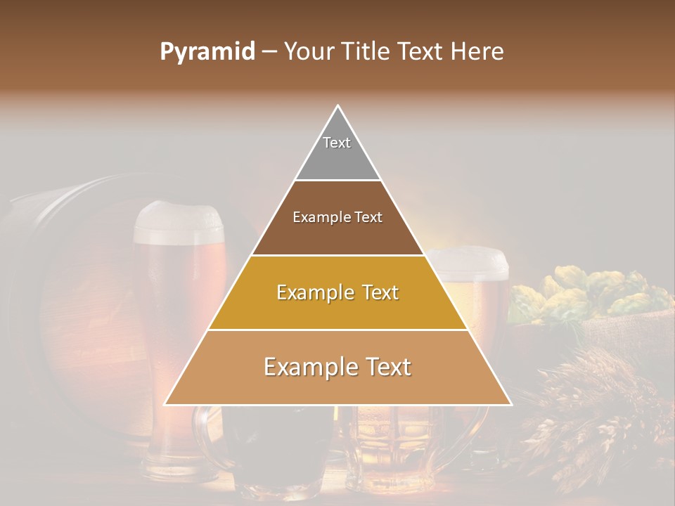 Beaker Barrel Lager PowerPoint Template