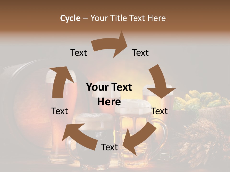 Beaker Barrel Lager PowerPoint Template