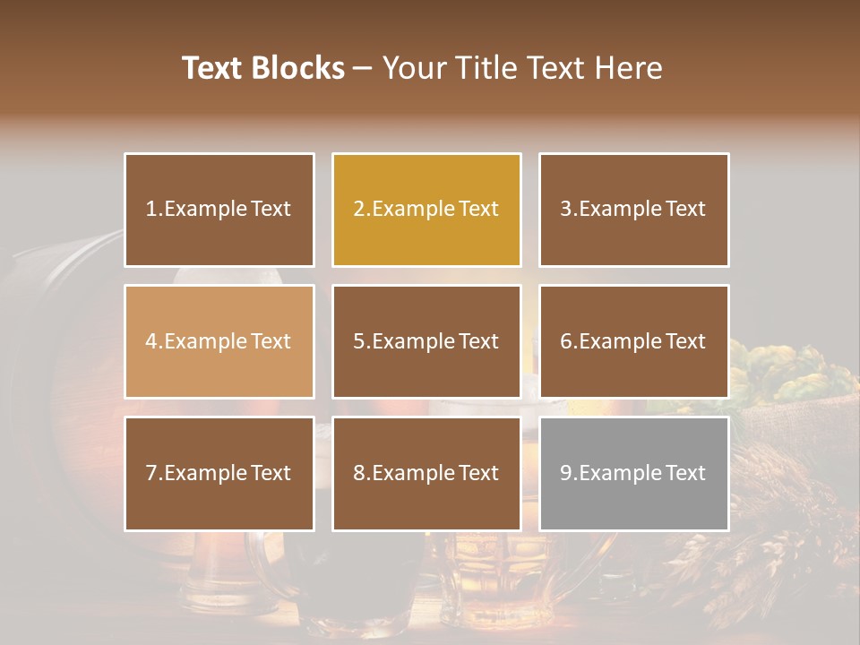 Beaker Barrel Lager PowerPoint Template