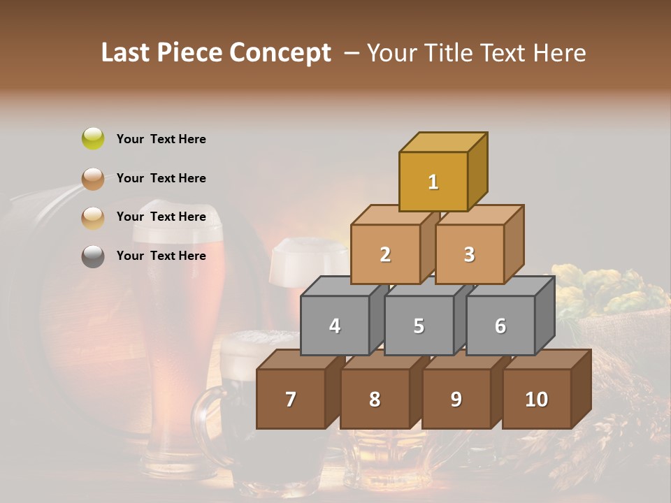 Beaker Barrel Lager PowerPoint Template