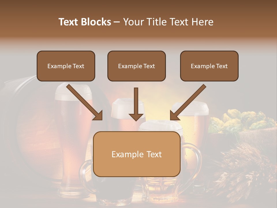 Beaker Barrel Lager PowerPoint Template