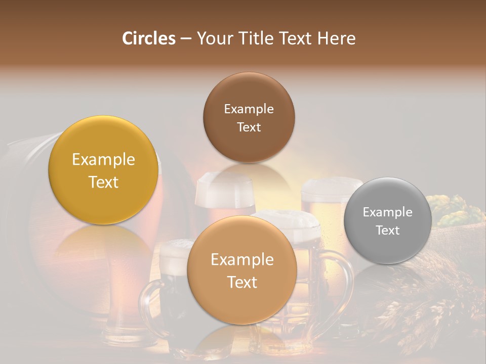 Beaker Barrel Lager PowerPoint Template