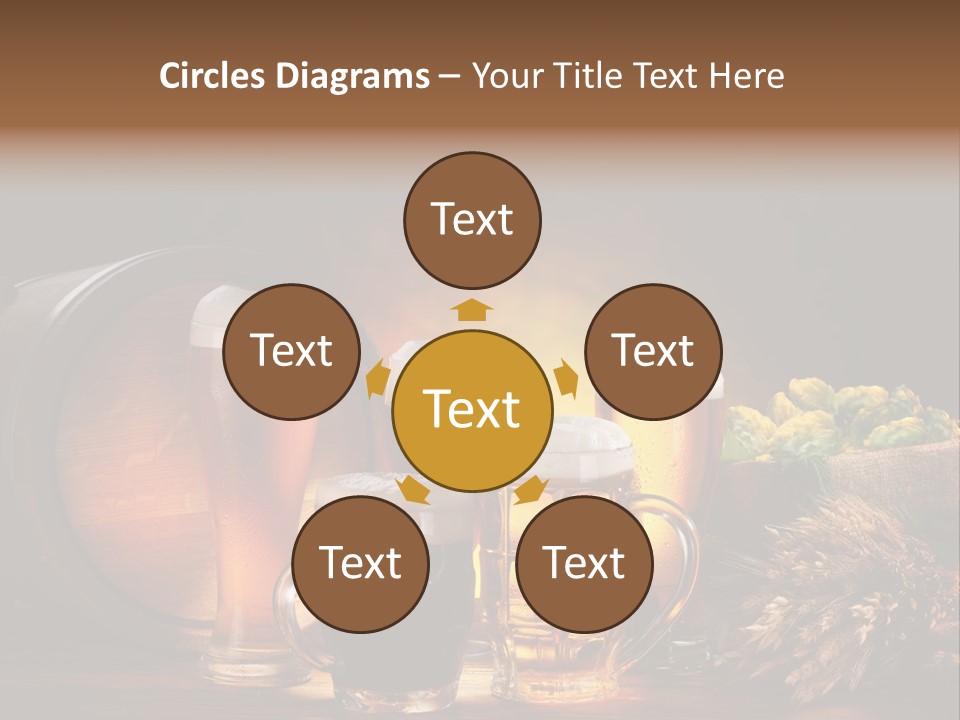 Beaker Barrel Lager PowerPoint Template