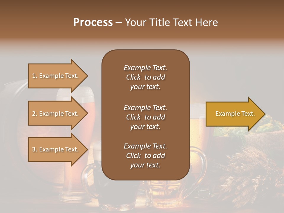 Beaker Barrel Lager PowerPoint Template