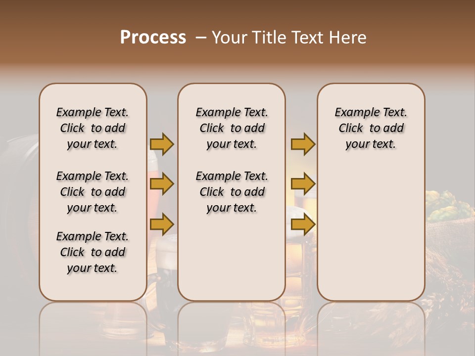 Beaker Barrel Lager PowerPoint Template