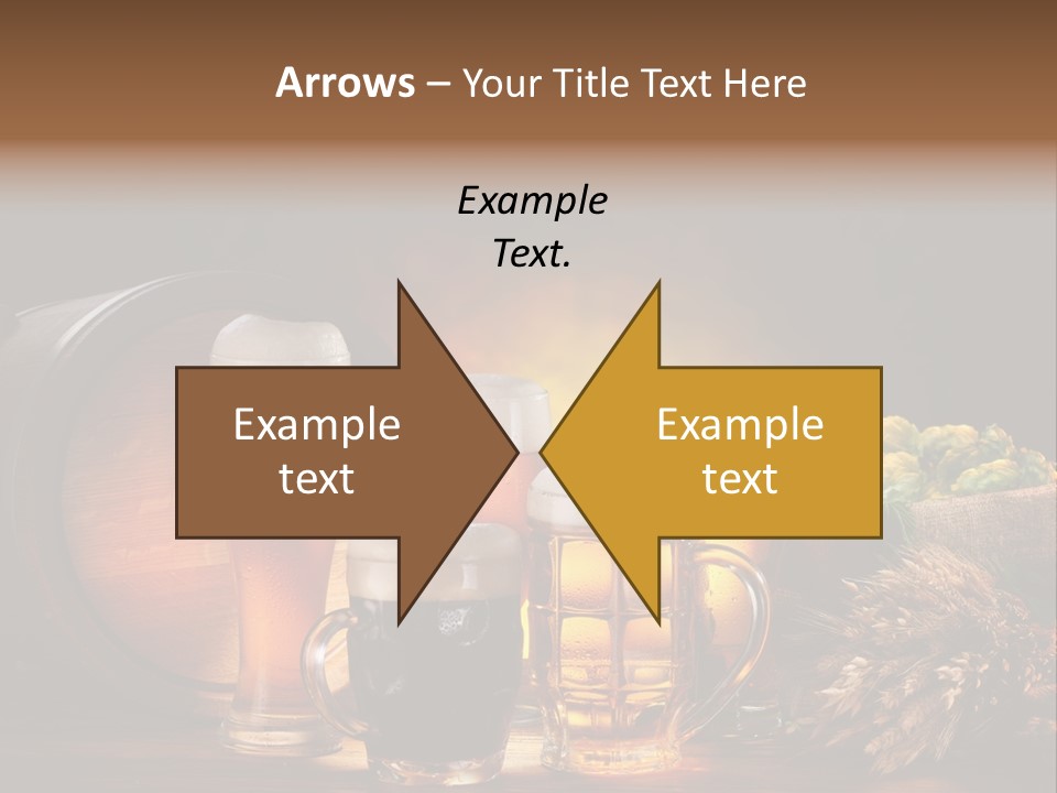 Beaker Barrel Lager PowerPoint Template