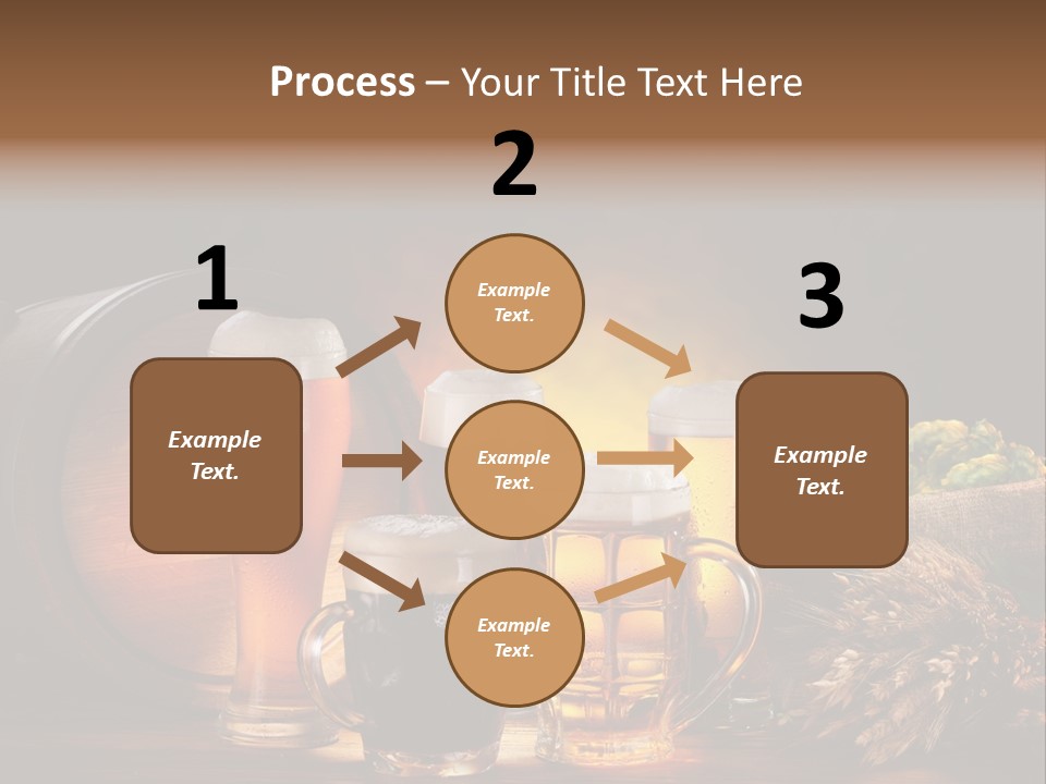 Beaker Barrel Lager PowerPoint Template