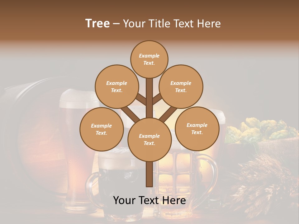 Beaker Barrel Lager PowerPoint Template