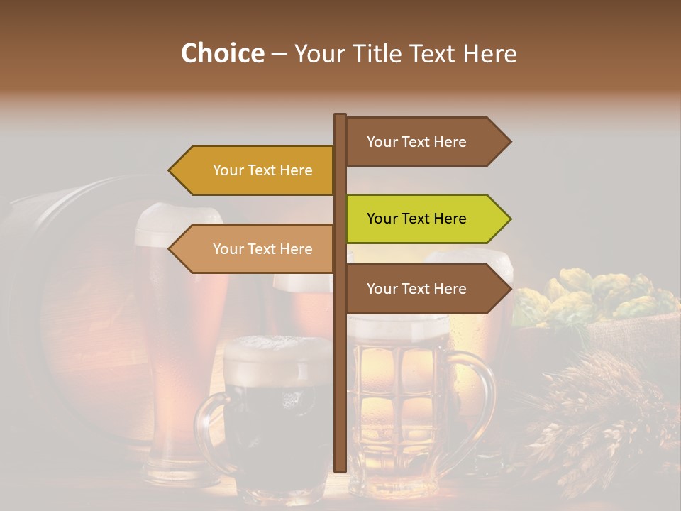 Beaker Barrel Lager PowerPoint Template