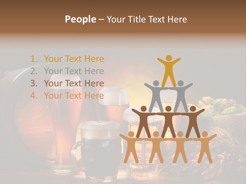 Beaker Barrel Lager PowerPoint Template