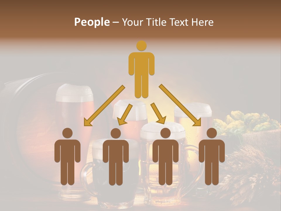 Beaker Barrel Lager PowerPoint Template