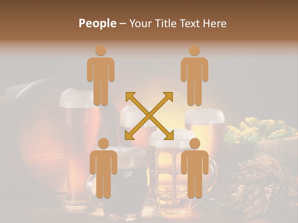 Beaker Barrel Lager PowerPoint Template