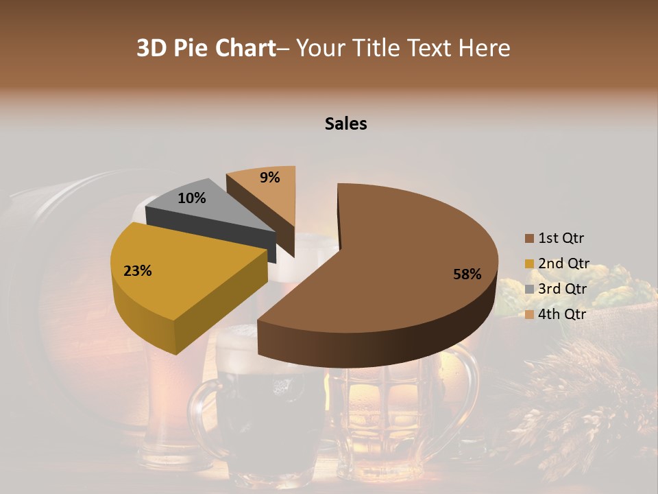 Beaker Barrel Lager PowerPoint Template
