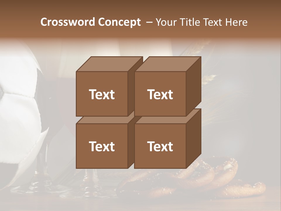 Beber Juego Snack PowerPoint Template