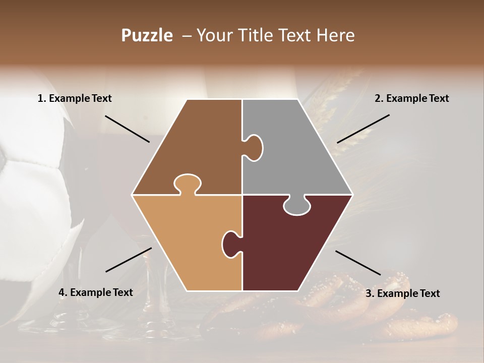 Beber Juego Snack PowerPoint Template