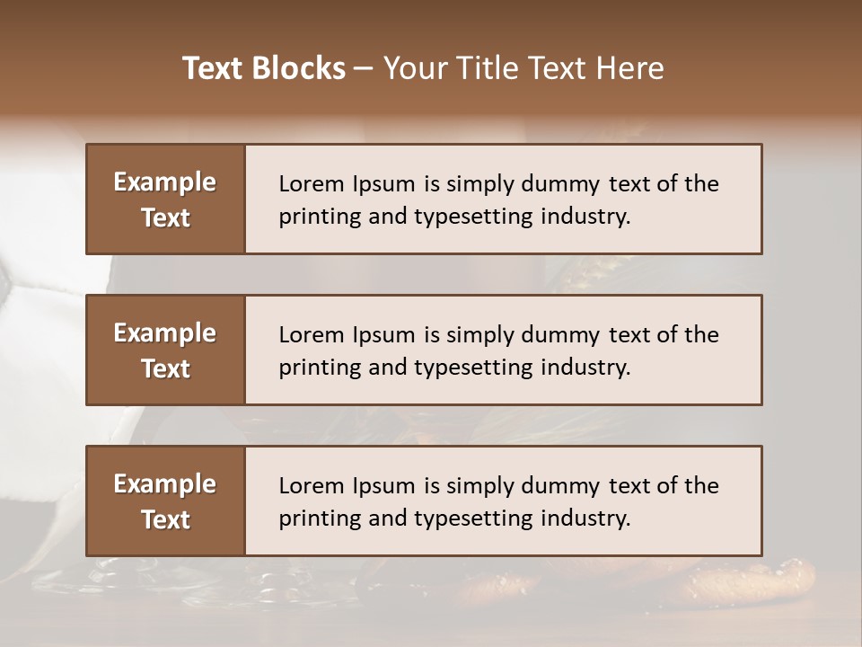 Beber Juego Snack PowerPoint Template