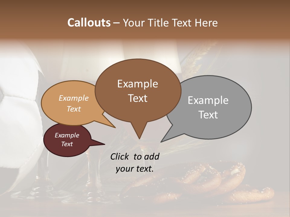 Beber Juego Snack PowerPoint Template