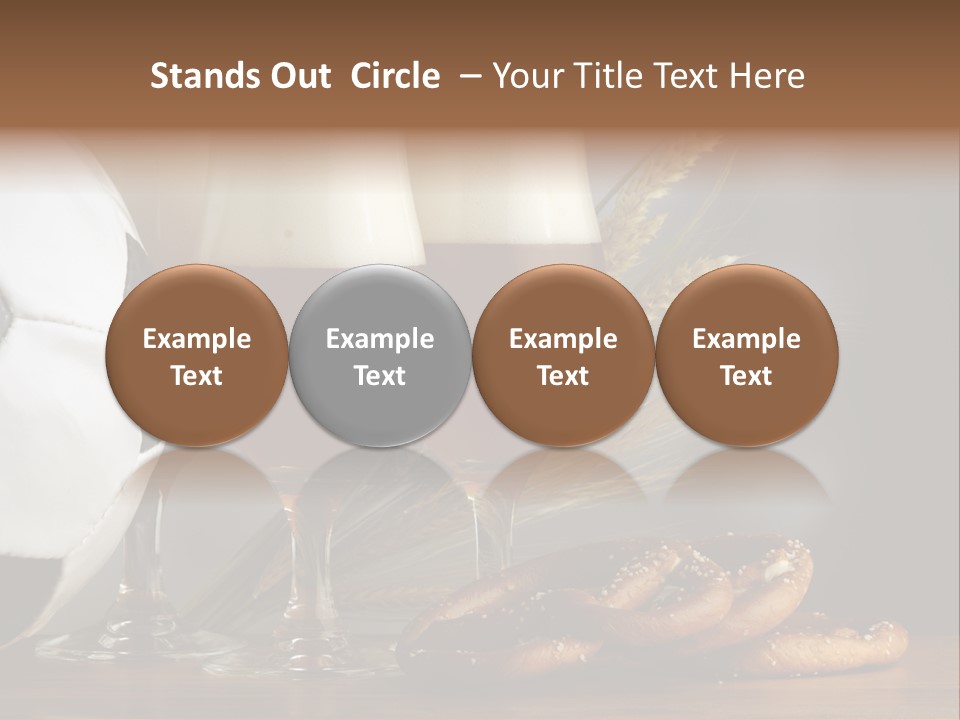 Beber Juego Snack PowerPoint Template