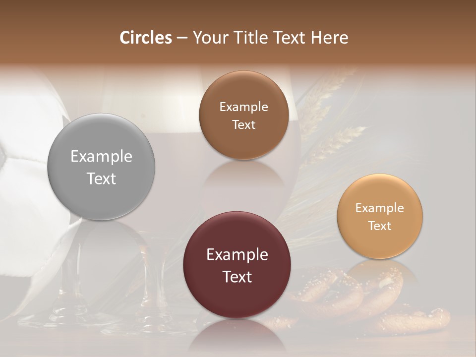 Beber Juego Snack PowerPoint Template