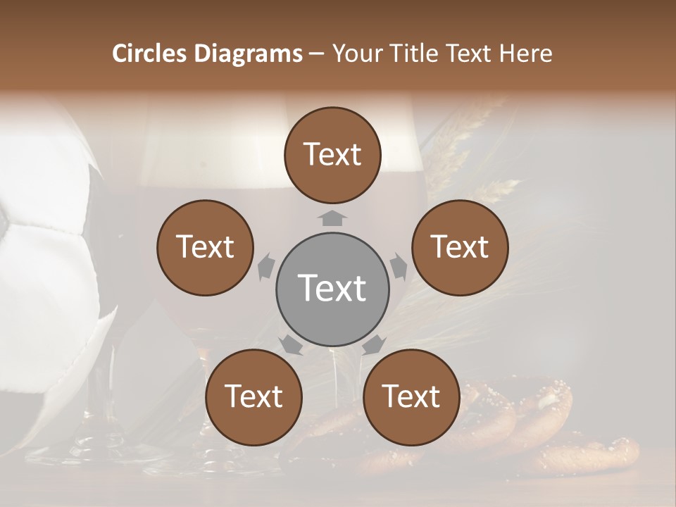 Beber Juego Snack PowerPoint Template